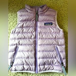 Patagonia Down Sweater Vest Toddler 2T Lilac